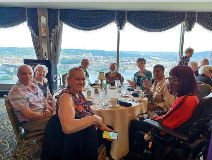 Allentown Senior Citizen Center members at Le Mont in Pittsburgh